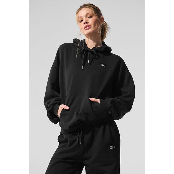 Alo Yoga Accolade Hoodie Sweatshirt - XXS - Picture 1 of 4